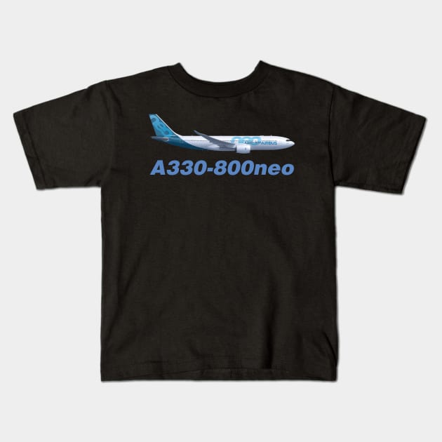 Airbus A330-800neo Kids T-Shirt by Avion